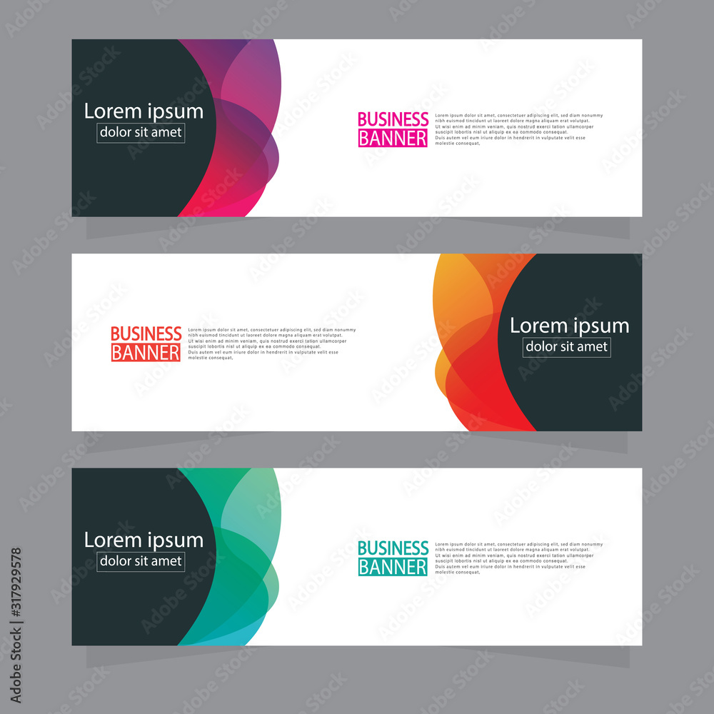 Fototapeta premium Banner background.modern template design.Vector illustration.