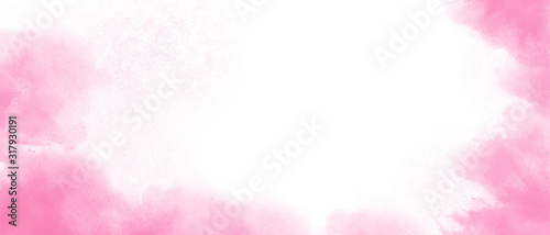 light pink watercolor background hand-drawn soft lightand