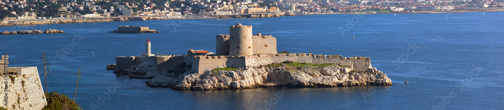 the chateau d'if on the island of marseille