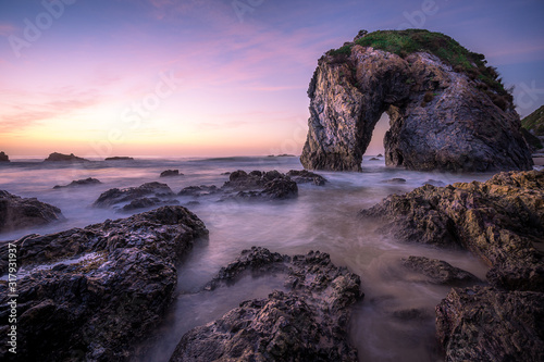 Sunrise at Horse Head Rock, Bermagui, New South Wales, Australia photo