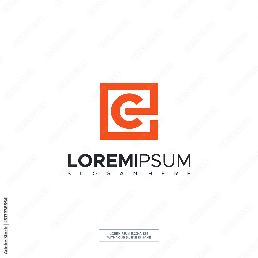 EC or CE Monogram of Two letters C&E. Luxury, simple, minimal and elegant CE logo design. Vector illustration template. EC or CE Monogram of Two letters C&E. Luxury, simple, minimal and elegant CE logo design. Vector illustration template.