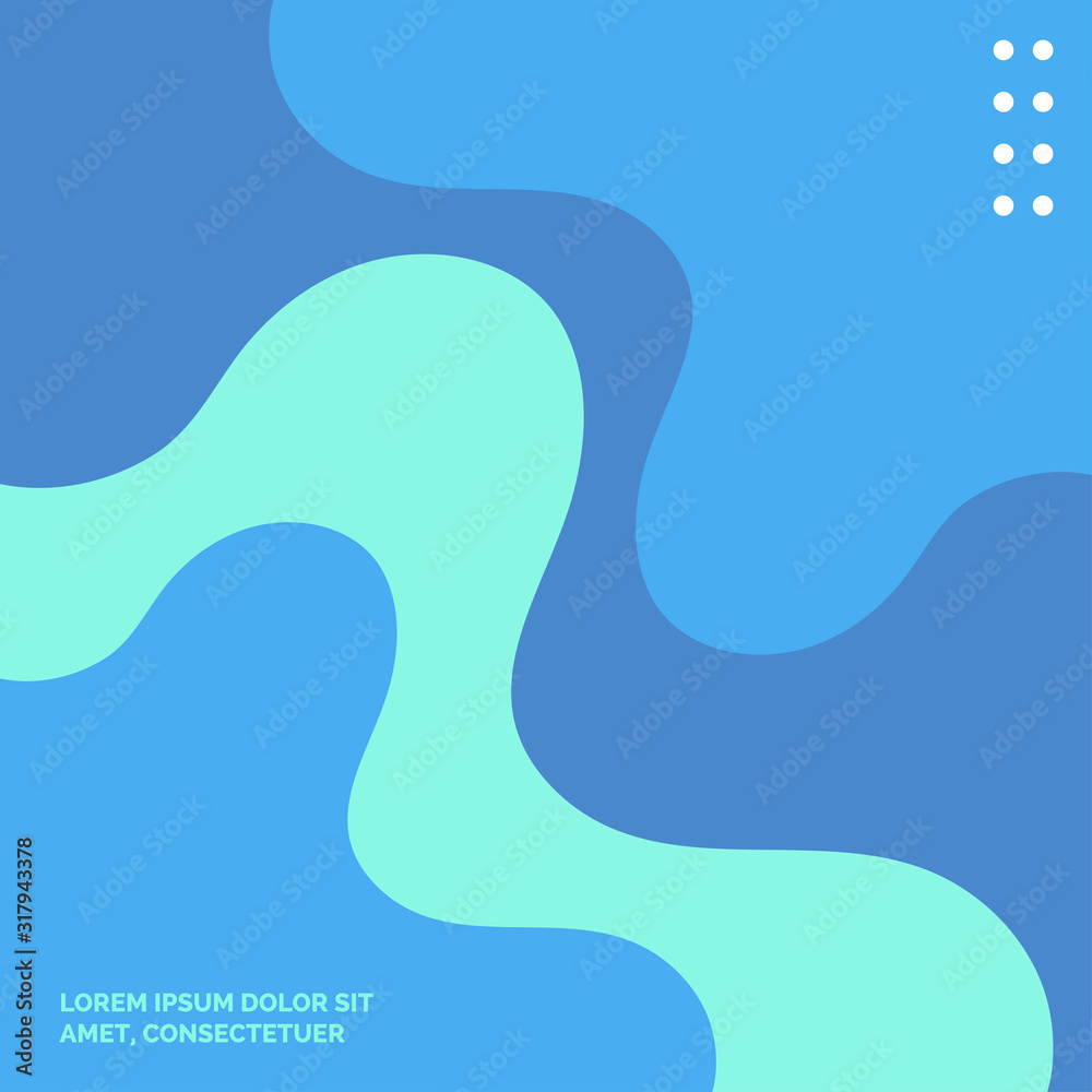 Blue abstract banner design. Vector, Illustration Blue abstract banner design. Vector, Illustration