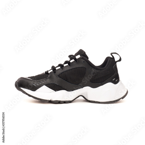 Man shoes on white background