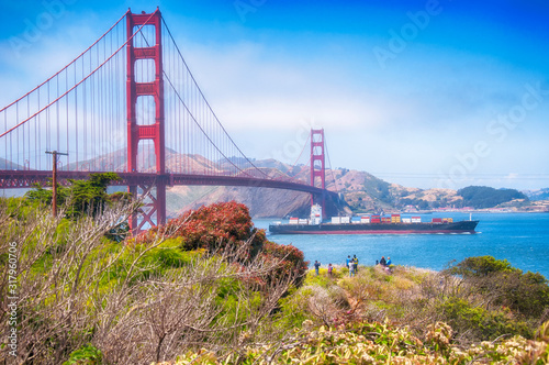 San Francisco California Golden Gate bridge daytime