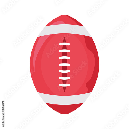 American football ball vector design