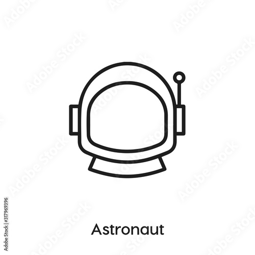 astronaut icon vector. astronaut icon vector symbol illustration. Modern simple vector icon for your design. astronaut icon vector	