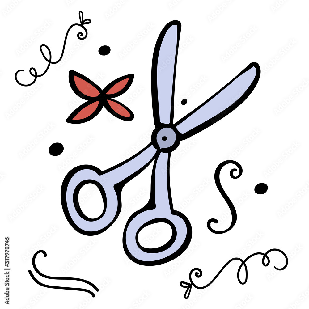 Cartoon hair scissors new arrivals