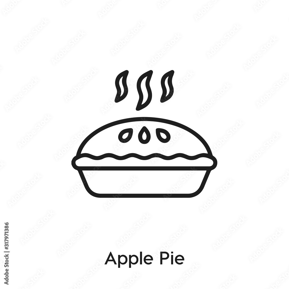 apple pie icon vector. apple pie icon vector symbol illustration. Modern  simple vector icon for your design. apple pie icon vector Stock Vector |  Adobe Stock