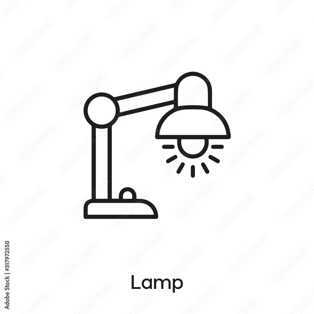 lamp icon vector . lamp symbol sign lamp icon vector . lamp symbol sign
