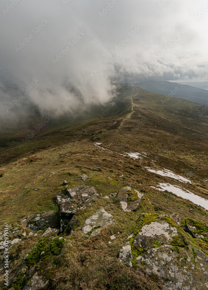 Black mountains, Brecon beacons national park Black mountains, Brecon beacons national park