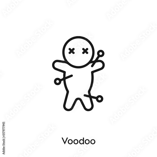voodoo icon vector. voodoo icon vector symbol illustration. Modern simple vector icon for your design. voodoo icon vector.	