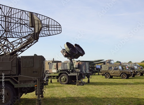 Ausgemusterte Flugabwehr Hawk beim Reservistentreffen