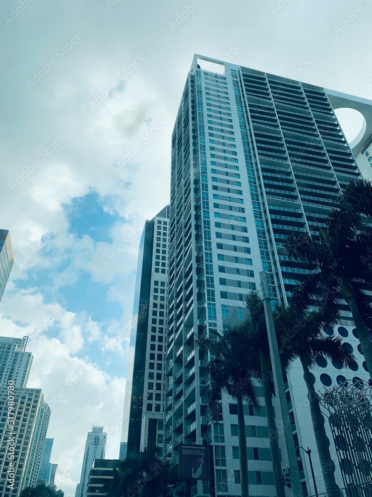 Obraz premium skyscrapers in the city in Abu Dubai