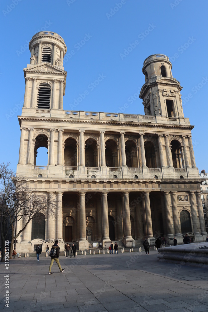 Obraz premium eglise saint sulpice