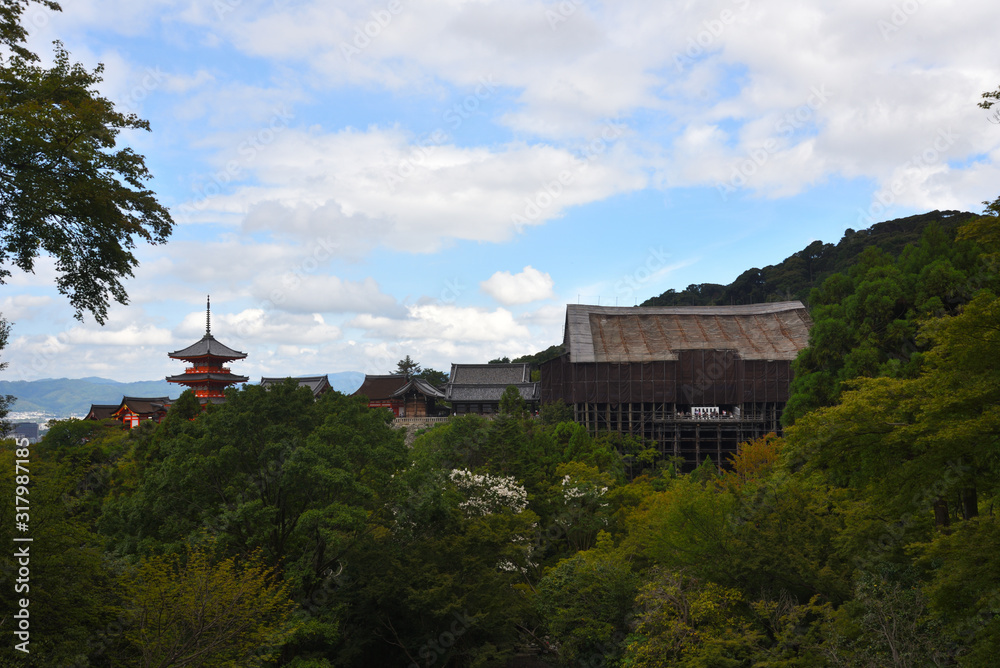 改修中の清水寺＠京都