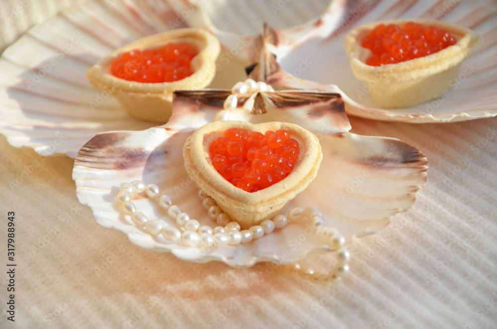 beautiful original tartlets with caviar beautiful original tartlets with caviar