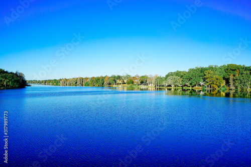 Fototapeta Naklejka Na Ścianę i Meble -  Hillsborough river at Tampa, Florida 