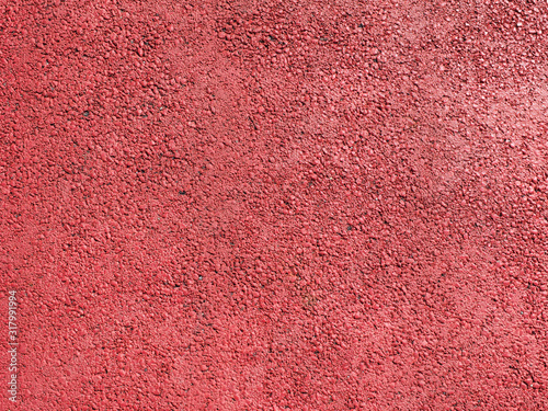 Bild auf Leinwand red tarmac texture background