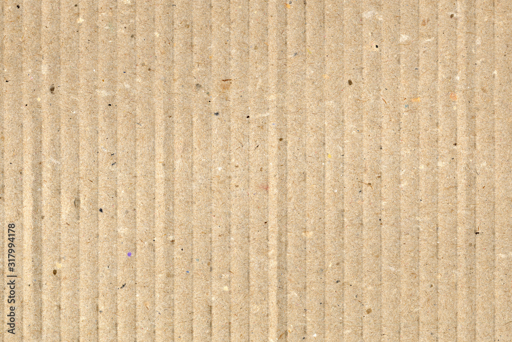 Brown corrugated cardboard background Brown corrugated cardboard background