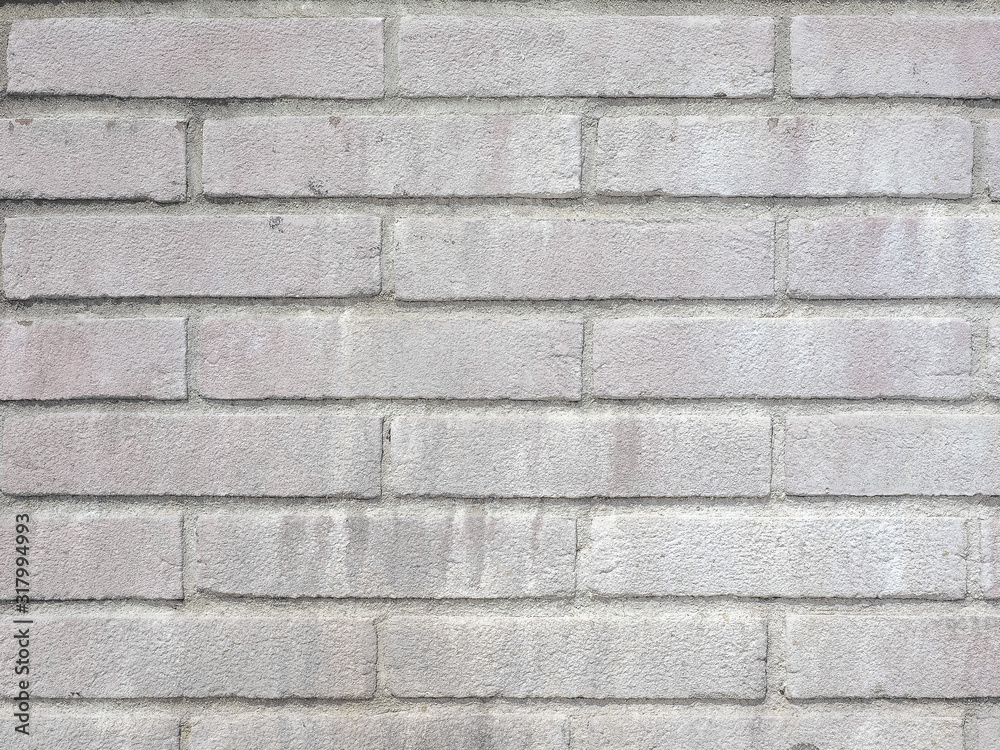 Naklejka premium white brick texture background