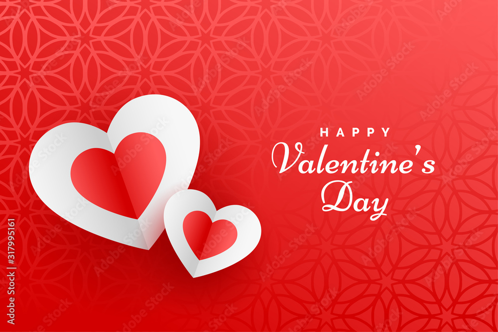 beautiful red happy valentines day card design beautiful red happy valentines day card design