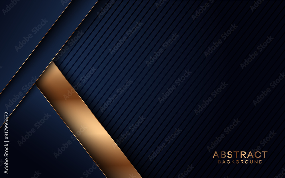 Luxurious black dark background combine with golden shape element. Luxurious black dark background combine with golden shape element.