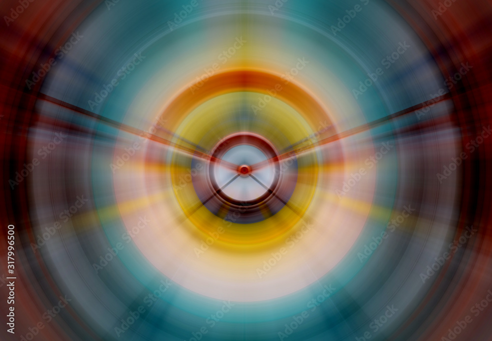 Abstract round background. Circles from the center point. Image of diverging circles. Rotation that creates circles. Bright flash of light. Dynamic movement in space. Abstract round background. Circles from the center point. Image of diverging circles. Rotation that creates circles. Bright flash of light. Dynamic movement in space.