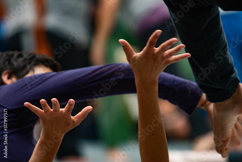 dancer hand, contact improvisation