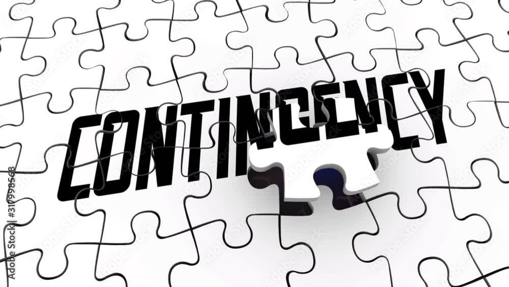 Contingency Puzzle Stopgap Alternate Emergency Backup Plan 3d Animation Contingency Puzzle Stopgap Alternate Emergency Backup Plan 3d Animation