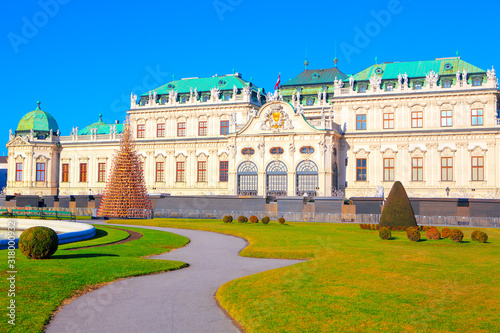 Belvedere royal Palace in Vienna