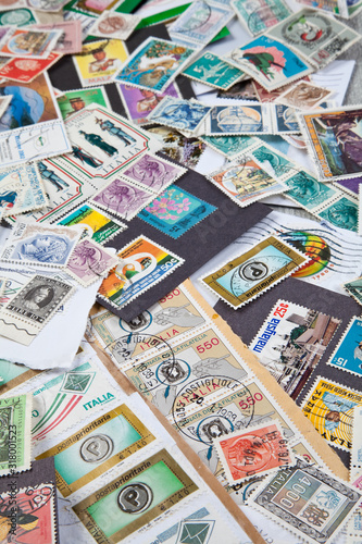 Old postage stamps