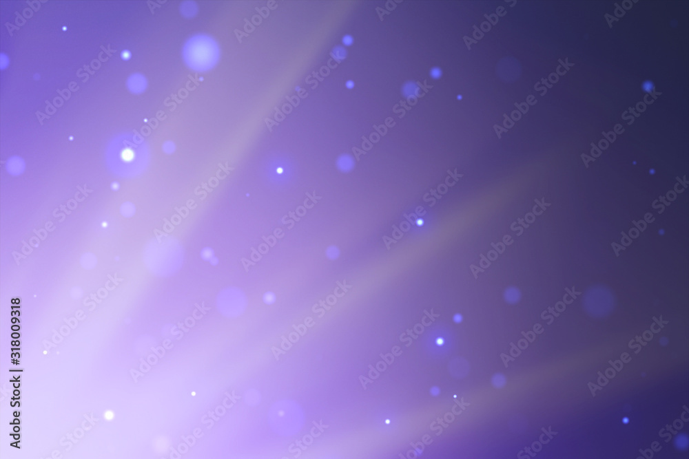 Bright violet bokeh lights abstract background. Flying purple particles or dust. Vivid lightning. Merry christmas design. Blurred light dots. Can use as cover, banner, postcard, flyer. Bright violet bokeh lights abstract background. Flying purple particles or dust. Vivid lightning. Merry christmas design. Blurred light dots. Can use as cover, banner, postcard, flyer.