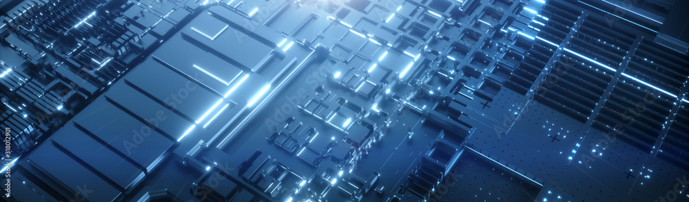Abstract technology black background. Futuristic digital motherboard texture. Neon blue light Abstract technology black background. Futuristic digital motherboard texture. Neon blue light