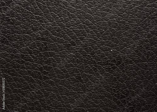 texture of aged black leather