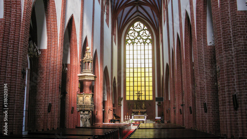 Fotografia inside view and interior decoration of St