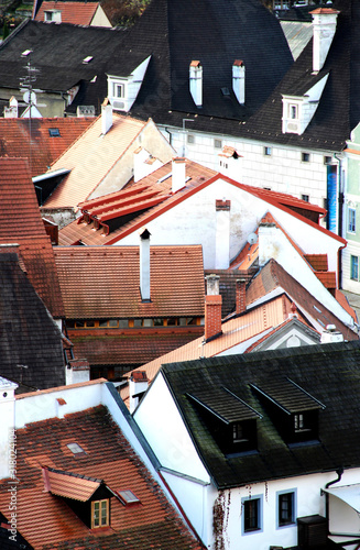 Beautiful view of Cesky Krumlov photo