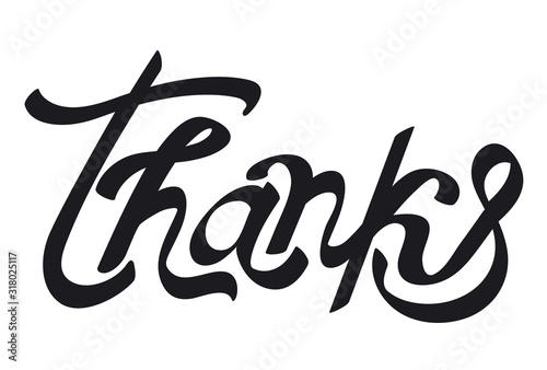 inscription of thank you