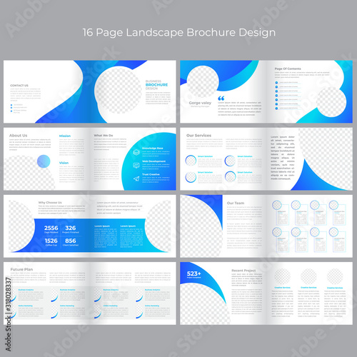landscape brochure template