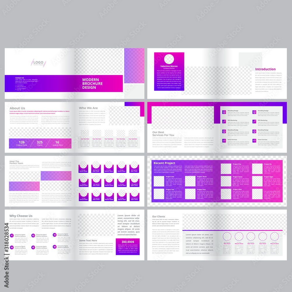 landscape brochure template