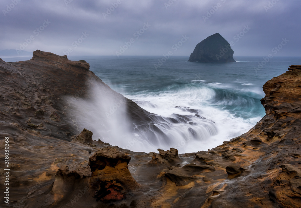 Cape Kiwanda Storm - Oregon Coast