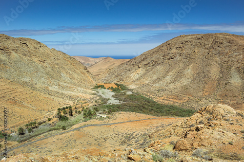 verlandeter Stausee de las Peñitas auf Fuerteventura