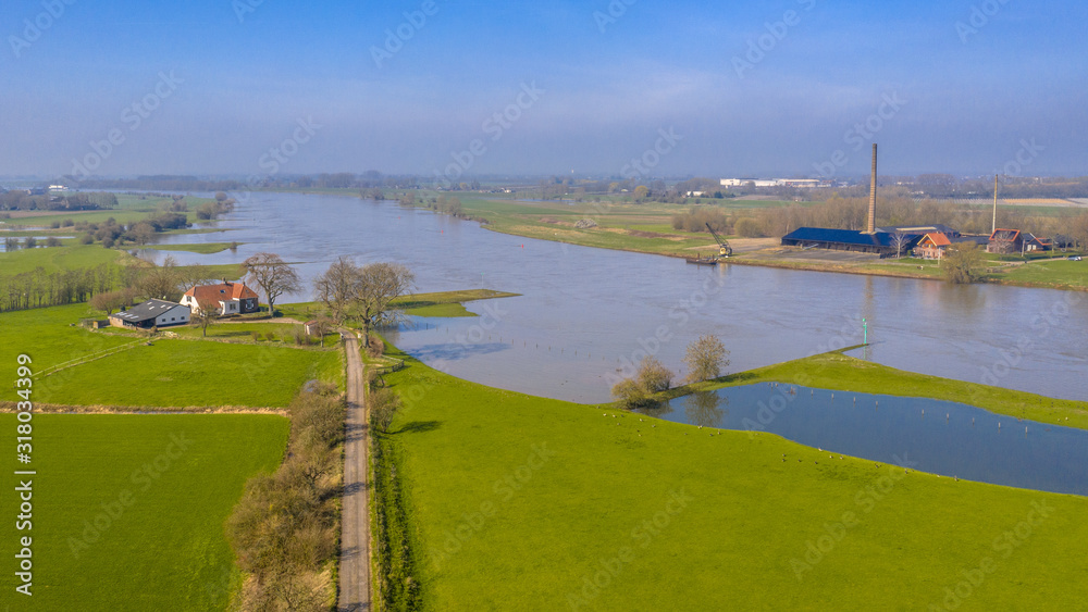River Lek aerial view