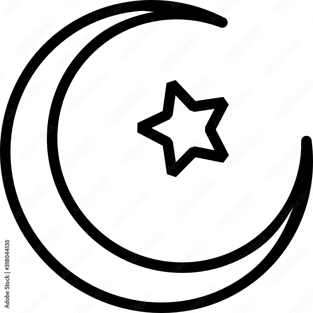 Islamic Crescent moon and star for mosque dome. Isolated vector illustration Ramadan icons. Arabian icon. Arabian vector icons set Islamic star mosque, happy Ramadan and Islam symbol. Islamic Crescent moon and star for mosque dome. Isolated vector illustration Ramadan icons. Arabian icon. Arabian vector icons set Islamic star mosque, happy Ramadan and Islam symbol.