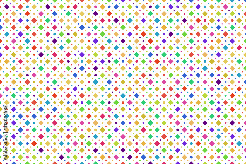 Abstract color squares background. Pixels and squares. 