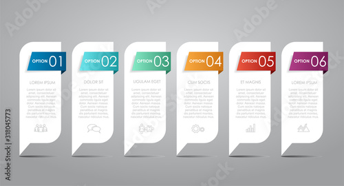 Infographic design template with place for your data. Vector illustration.