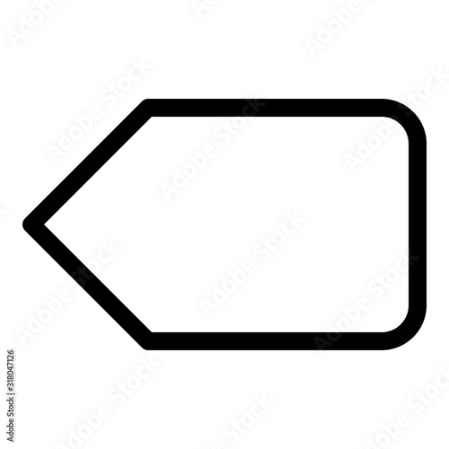 left arrow signal