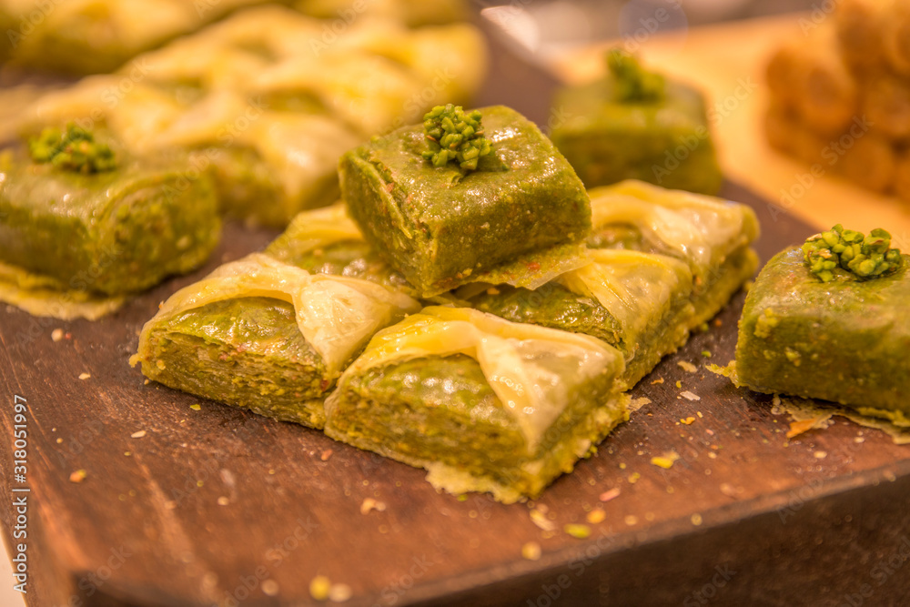 arabic dessert on table arabic dessert on table