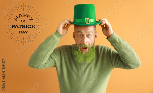 Funny mature man and text H...