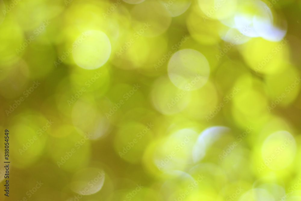 Beautiful natural yellow green bokeh background Beautiful natural yellow green bokeh background