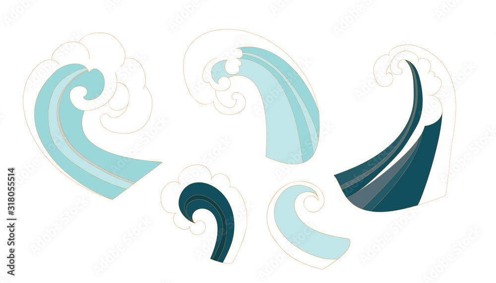 Asian Wave Separate Vector Element Design
Splash Design Asian Wave Separate Vector Element Design
Splash Design